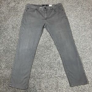 Ezekiel Jeans Mens 36x32 Gray 305 Chopper Straight Medium Wash Stretch Denim